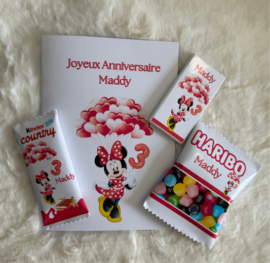Papeterie numérique thème Minnie